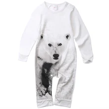 2016 Baby Boys Kids Cotton Clothes Long Sleeve Romper Outfits Jumpsuit Baby Clothes set 0-3Y