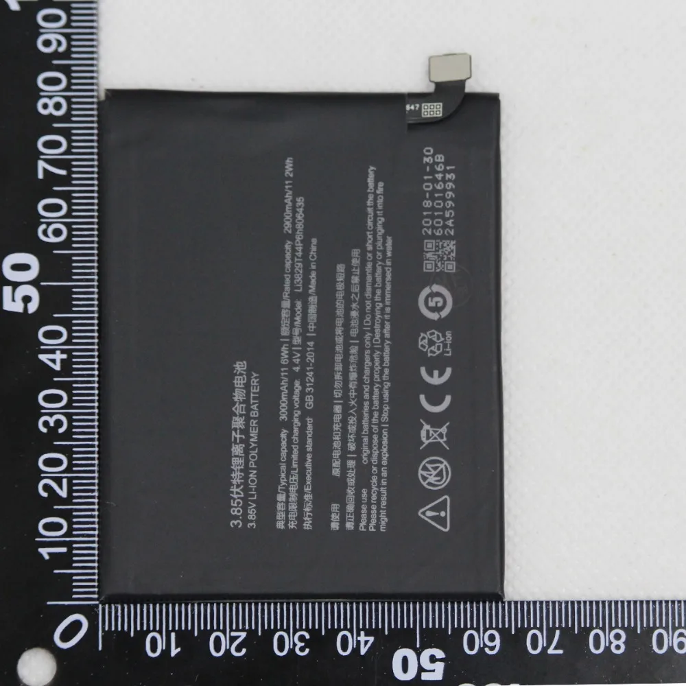 0 цикл батарея для ZTE Nubia Z11 Li3829T44P6h806435 NX531 3000mAh аккумулятор телефона с инструментами
