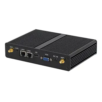 

Fanless Industrial Mini PC,Desktop Computer,Windows 10/Linux,Intel Core I3 4030U,[HUNSN BM15L],[VGA/HD/2LAN/2COM/4USB3.0/WiF]