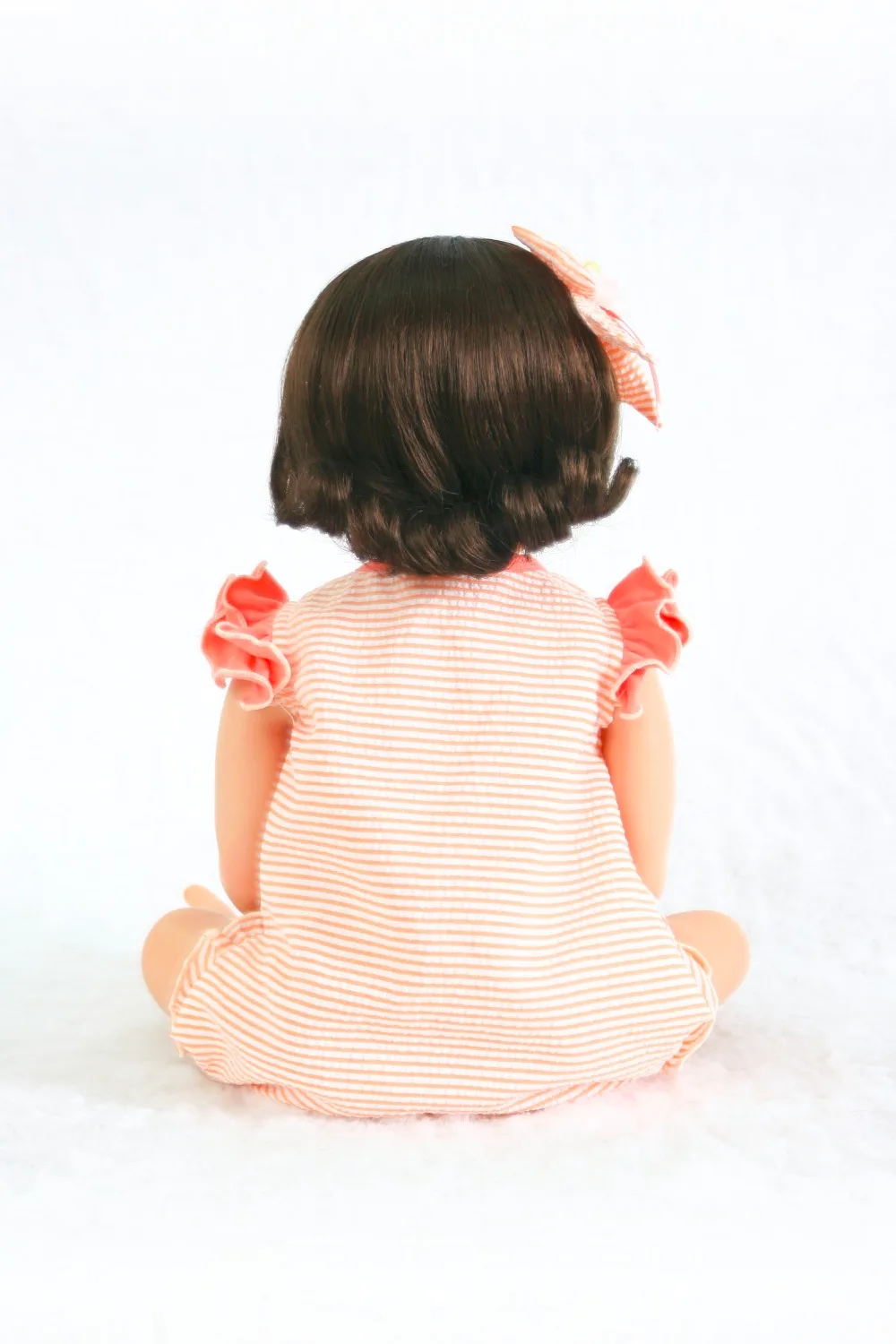 Очаровательный большие глаза Reborn Baby Doll полный силиконовые реалистичные куклы новорожденных девочек игрушки подарки на день рождения для детей Рождественский милый подарок