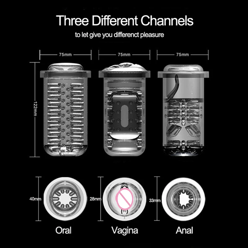 10 Frequency Vibration Oral Sex Machine 5 speed Automatic Piston Telescopic Vagina Anal Suck Male Masturbator Sex Toys for Men