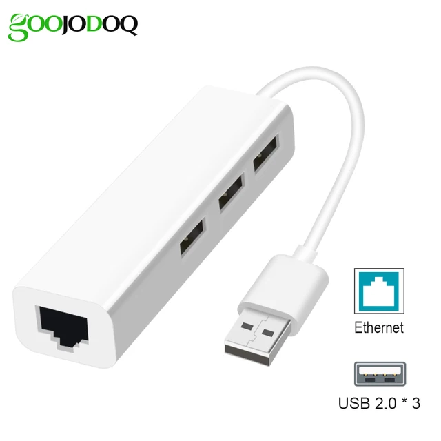 USB Ethernet usb-хаб RJ45 Lan сетевой карты 10/100 Мбит/с Ethernet адаптер для Mac iOS ноутбук ПК Windows RTL8152 USB 2,0 концентратор 2