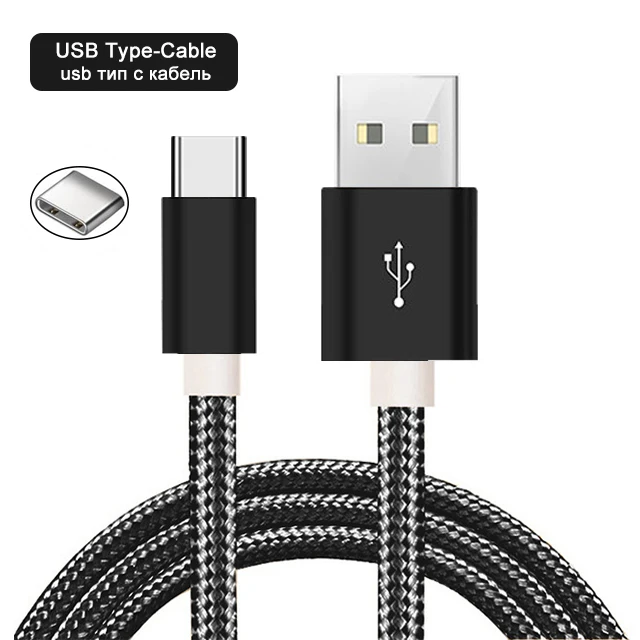 SUPTEC 2A usb type-C кабель для samsung S9 S8 Note 9 Быстрая зарядка type-C кабель зарядного устройства для huawei P20 Xiaomi Mi 8 Oneplus 5 6 6t - Цвет: Black