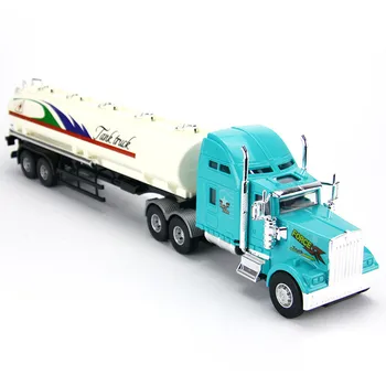 

boys toy Engineering vehicle container truck oil tank car model toys plastic Diecast Metal truck Model Gifts For Kids children