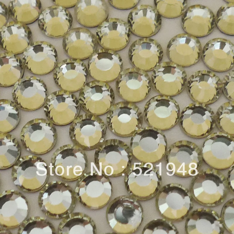 AAA Grade SS10(2.7~2.9mm) LT Yellow DMC Hotfix Rhinestones 288 pcs Hot Sale! | Дом и сад