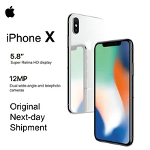 Абсолютно Apple iPhone X 5," OLED Super retina дисплей 4G LTE фронтальная камера 12 Мп Bluetooth IOS 11 IP67 водонепроницаемый