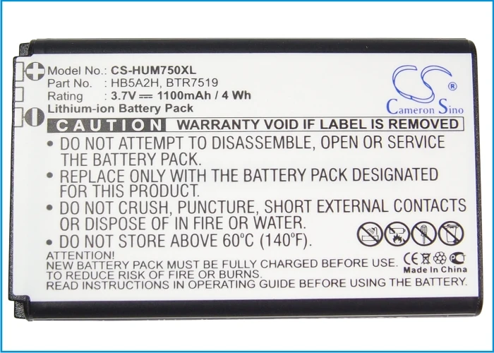 Cameron Sino высокое качество 1100mAh батарея для MTC Android Evo T Mobile Pulse Mini Tap|battery for|cameron sinobattery