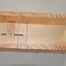 Регулируемый древесины Мыло формы буханка DIY деревянный Мыло делая Инструменты