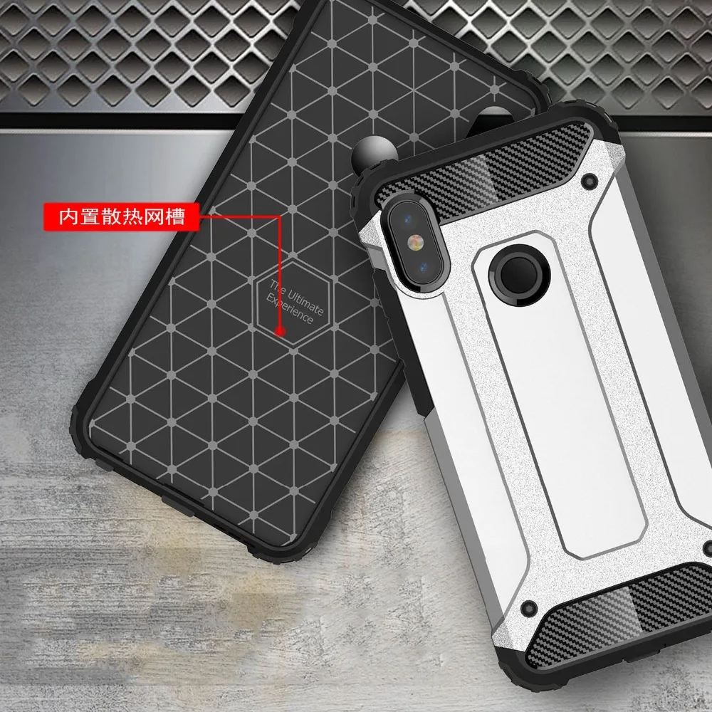 Армированный чехол VRSDES для Xiaomi Redmi Note 5 Pro Mi 8 6X 5X A1 A2Case силиконовый +