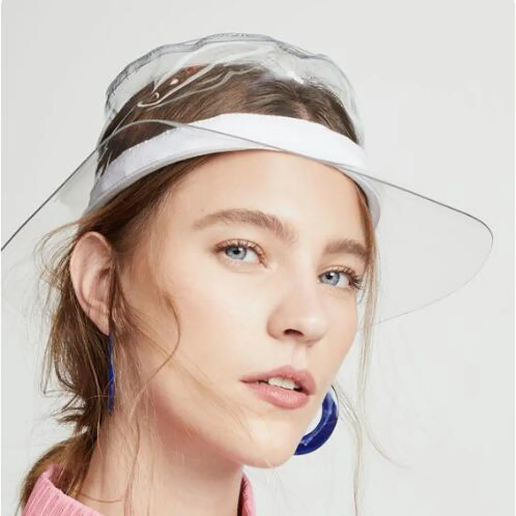 Женская шляпа лето, непромокаемые шляпы, элегантные мягкие пластиковые прозрачные головные уборы, солнцезащитный козырек, ПВХ прозрачная желеобразная шляпа 6,25