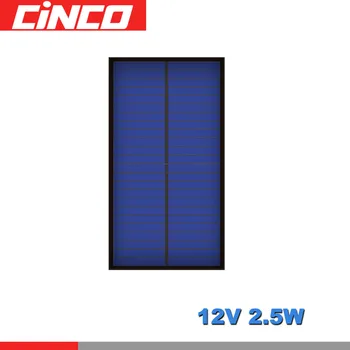 

12V 208mA 2.5Watt 2.5W Poly Panel Solar Standard Epoxy monocrystalline Silicon DIY Battery Power Charge Module Solar Cell toy