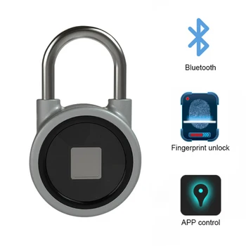 

Fingerprint Smart Home Keyless Lock , Waterproof Outdoor Lock , APP Button / Padlock Door Luggage Case Locks for Android iOS
