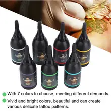 Набор красящих чернил для татуировки, полуперманентный пигмент для микроблейдинга пигменты для перманентного макияжа