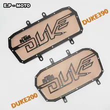 Для KTM DUKE200/DUKE390 Мотоцикла Нержавеющей Стали Решетка Радиатора Крышка Гриль Протектор