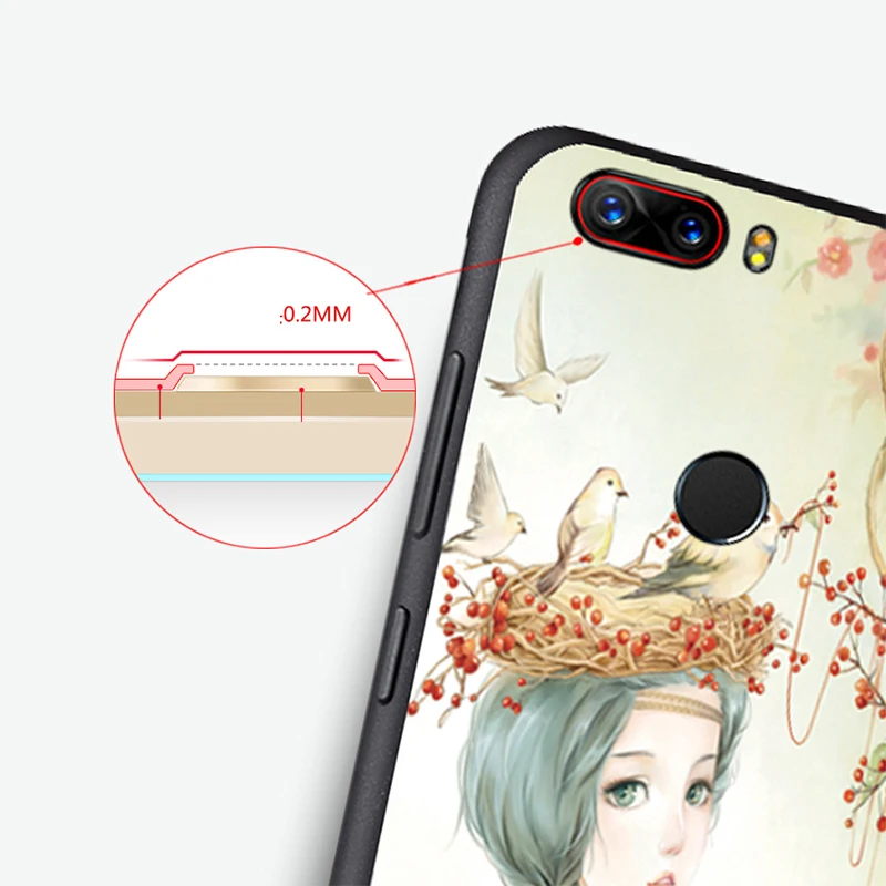 ZTE Nubia Z17 Case Original Cover for Nubia Z17 Case bag Cover Skin Wolf Fish Skull z17 Fundas 100% BiNFUL 5