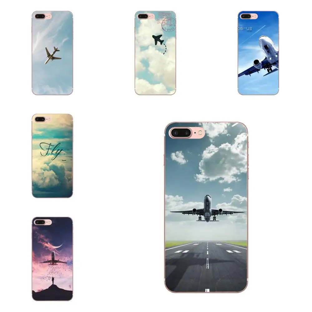 Yinuodaairplane Fly путешествия облака самолет для Galaxy A3 A5 A7 On5 On7 2015 2016 2017 Grand Альфа G850 Core2