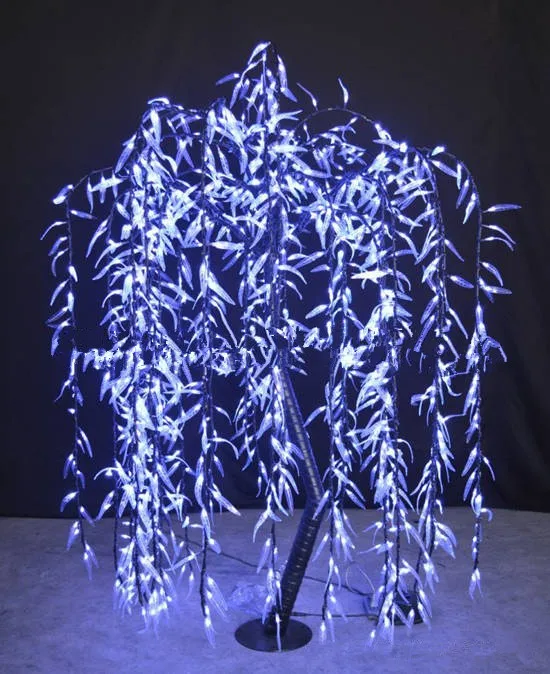 LED Artificial Willow Weeping Tree with White Color 945pcs LED Bulbs