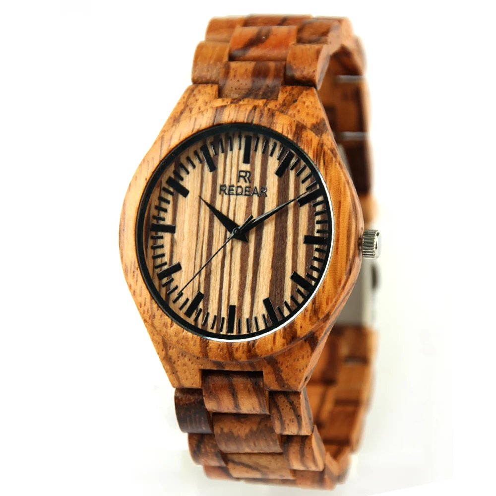 Мужские кварцевые часы с деревянным ремешком в японском стиле|movement watch|movement