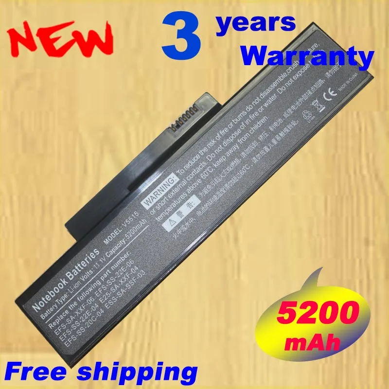 

3-Year Warranty! 5200mAh Laptop Battery For Fujitsu V5515 ESPRIMO Mobile V5535 SIEMENS ESPRIMO Mobile V5515 V5535 V5555 V6515