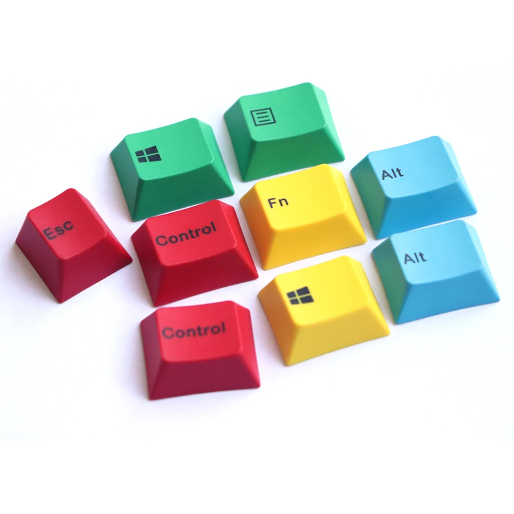 cmyk pbt keycap Вишневый профиль 9 клавишный краситель подбитые брелки подходят переключатели cherry MX