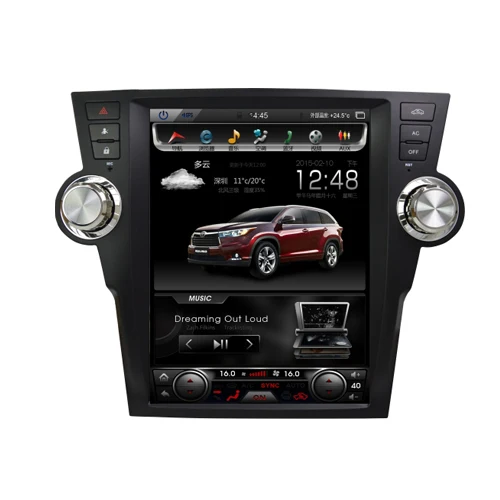 Otojeta Вертикальная 12.1 дюймов Android 6.0 dvd-плеер автомобиля для Высокой Lander 2009-2013 GPS Navi головного устройства авто радио стерео