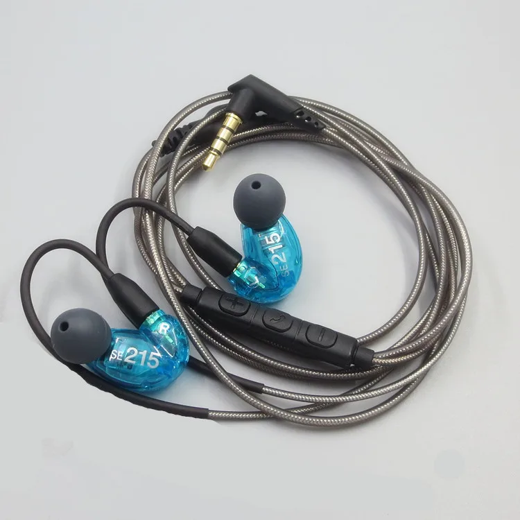 DIY MMCX SE215 гарнитура Hifi стерео наушники с шумоподавлением Бас Наушники для Shure IPhone