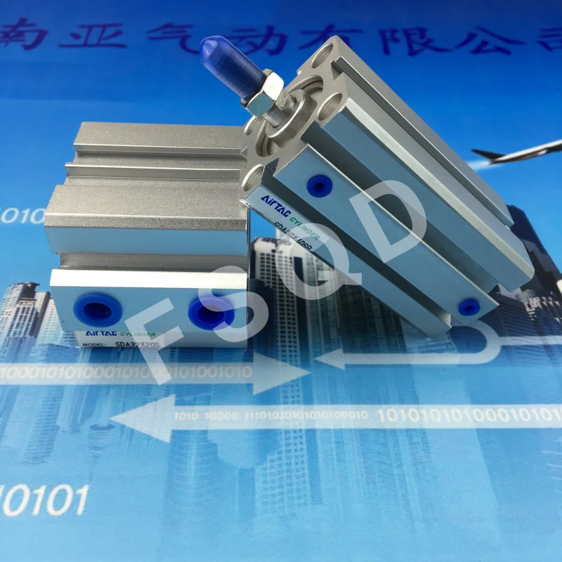 SDAS20X45B SDAS20X50B SDAS20X60B AIRTAC тонкий воздушный цилиндр пневматический компонент пневматические инструменты диаметр 40 мм SDAS серии