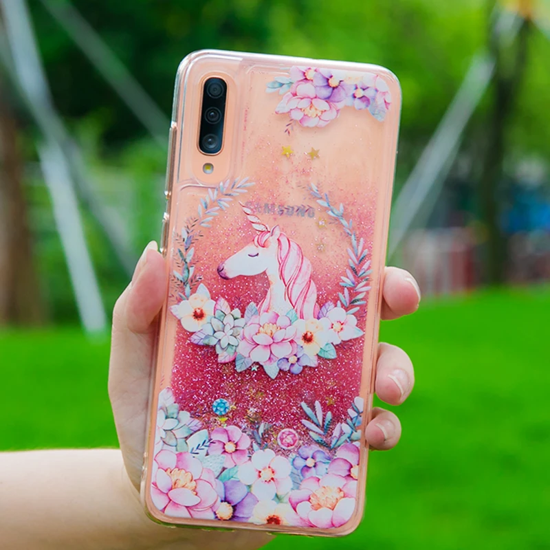 

Cute Cartoon Liquid Quicksand Capinha Case For Samsung galaxy J2 J3 J5 J7 Prime C5 C7 J4 J6 Plus J8 J2 J4 Core A7 A9 2018 Coque