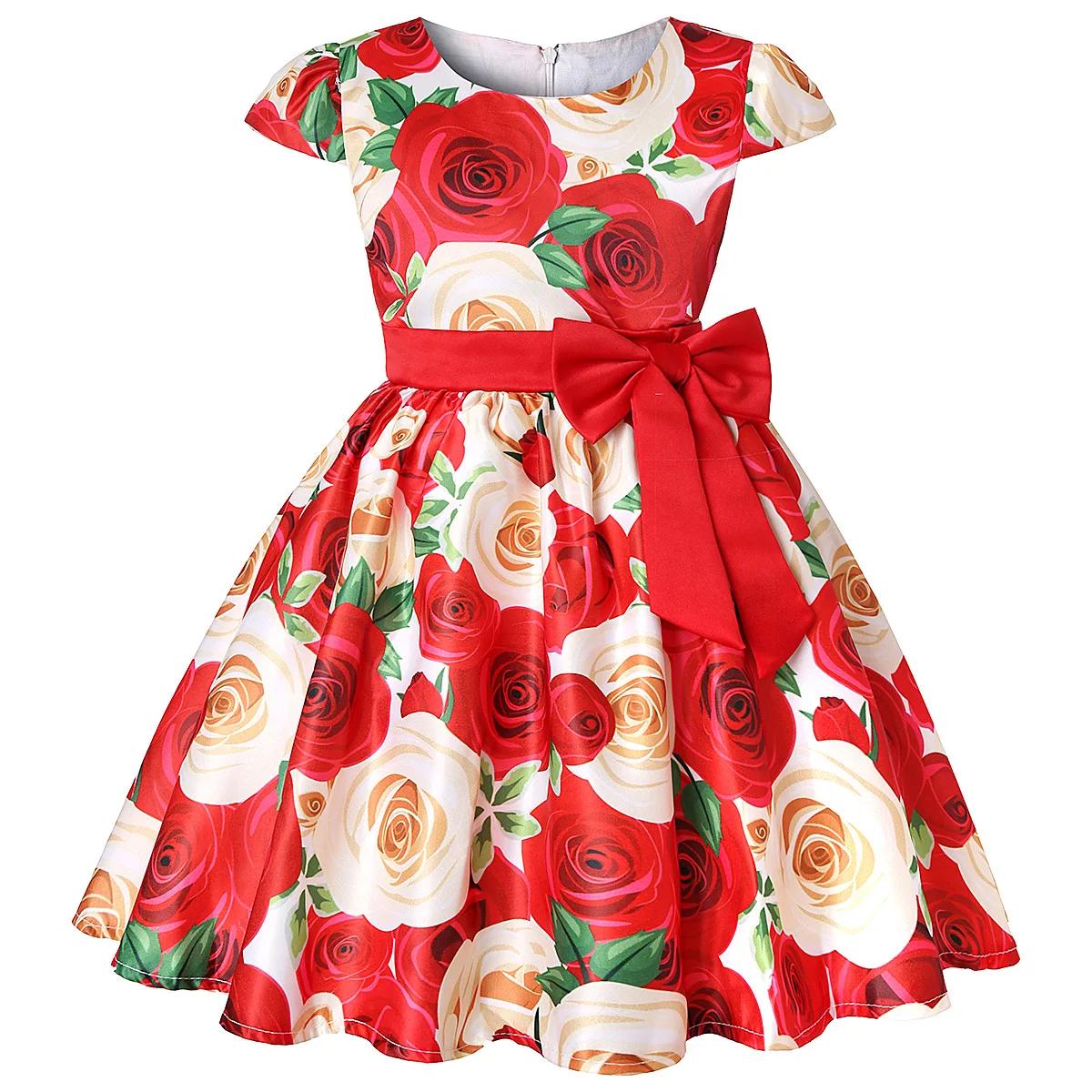 

Baby Girl Princess Party Costume Kids Printing Wedding Bridesmaid Dresses For Toddler Children Fashion Vestidos Roupa Menina