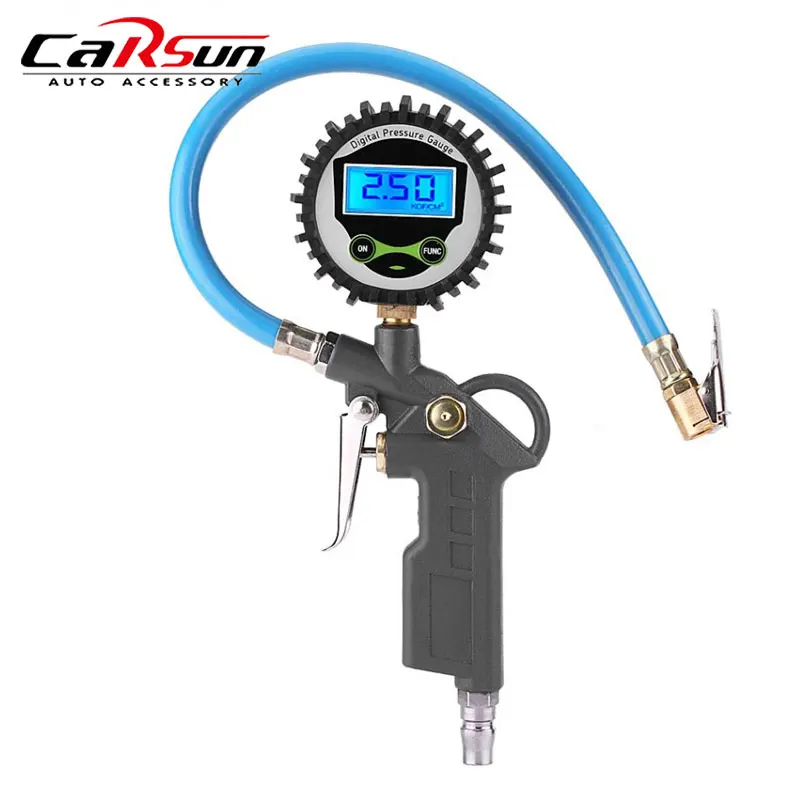 

Pressure Gauge Digital Tire Pressure Monitoring System 0-220PSI Tyre Tire Air Pressure Inflator Gauge Meter Tester Manometer