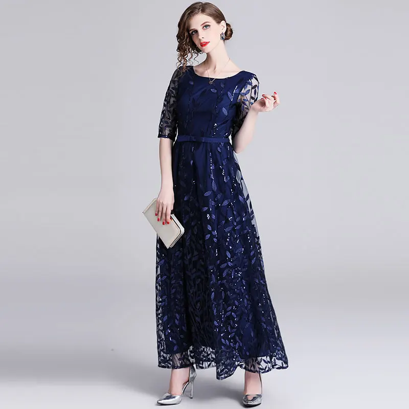 Borisovich женские вечерние длинные платья, бренд, весна, английский стиль, роскошная вышивка, элегантное женское Макси платье N726