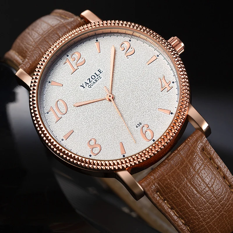 Мужские часы лучший бренд класса люкс YAZOLE модные для мужчин Erkek Kol Saati Reloj Hombre