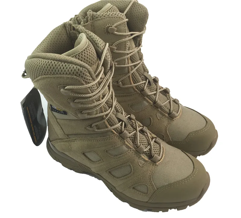 Men's Military Desert Combat Boots Ankle Tan Airsoft Shoes Tactical