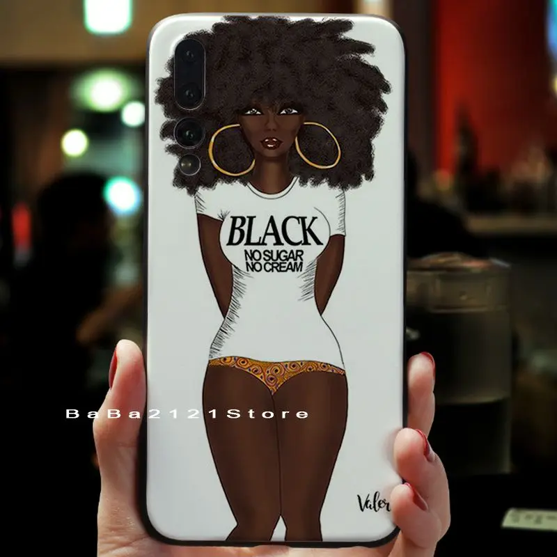 Melanin sticker Poppin Aba Queen Black Girl