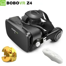 Orignal BOBOVR Z4 3D VR Glasses Virtual Reality Google Cardboard VR Headset bobo vr box z4 mini Headphone for 4-6 inch phone