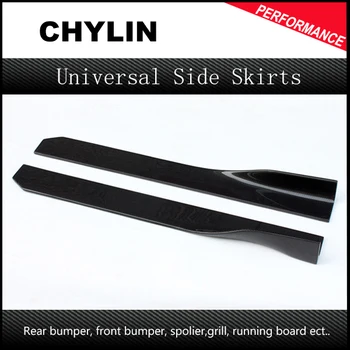 

Universal Carbon Fiber Side Skirt Extension Design For Mercedes W176 W117 For BMW F10 F30 Audi A4 A5 For Volkswagen Golf MK7 etc
