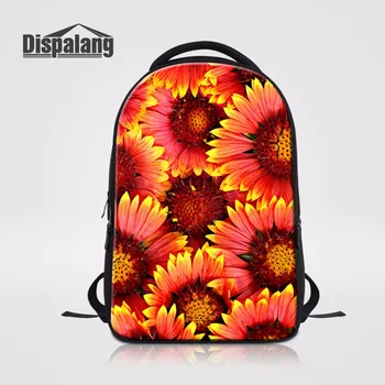 

Dispalang Girls Laptop Backpack Mochila Sunflower Travel Daily Bagpack 17 inch School Backpack For College Students School Bag