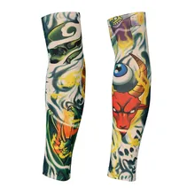 Солнцезащитная временная татуировка рукава для боди-арта чулки аксессуары для скольжения рукав для мужчин Велоспорт Рыбалка mangas ciclismo