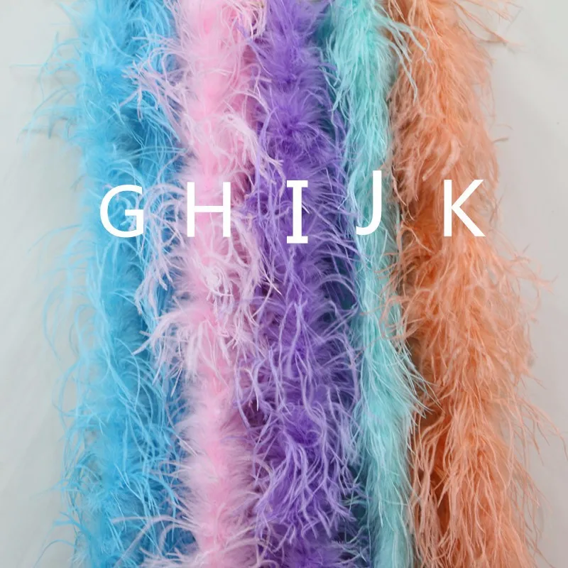 Тиффани боа из страусиных перьев для Свадебные украшения костюмы отделкой партия Перо ремесло Турция Перо Марабу Перо 24 цвета