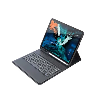 

Case for iPad Pro 12.9 New 2018 Detachable ABS Wireless Bluetooth Keyboard PU Magnet Stand Case Cover Funda W Pencil Holder