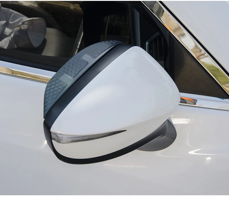 Для Mazda CX-5 CX5 CX 5- автомобильный Стайлинг карбоновое зеркало заднего вида дождь брови непромокаемые гибкие лезвия протектор украшения