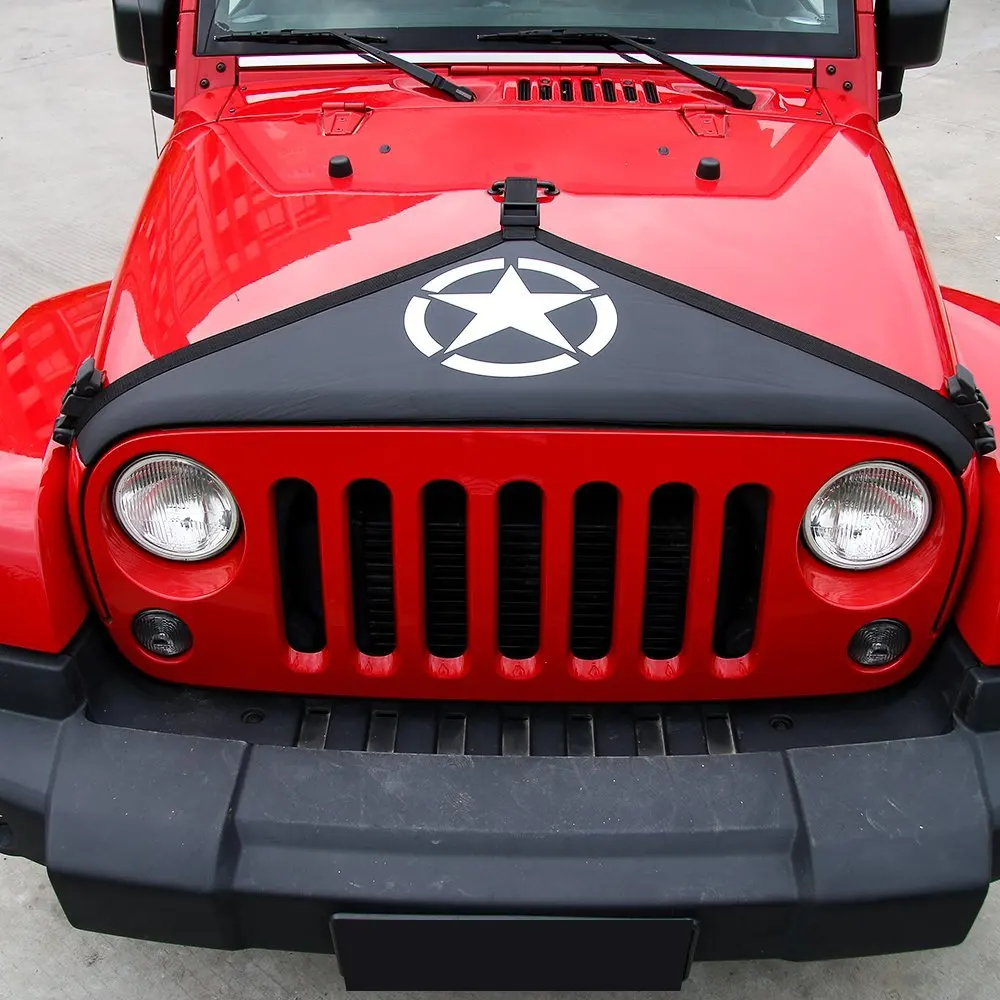 Передняя крышка капота бюстгальтер для 2007- Jeep Wrangler JK