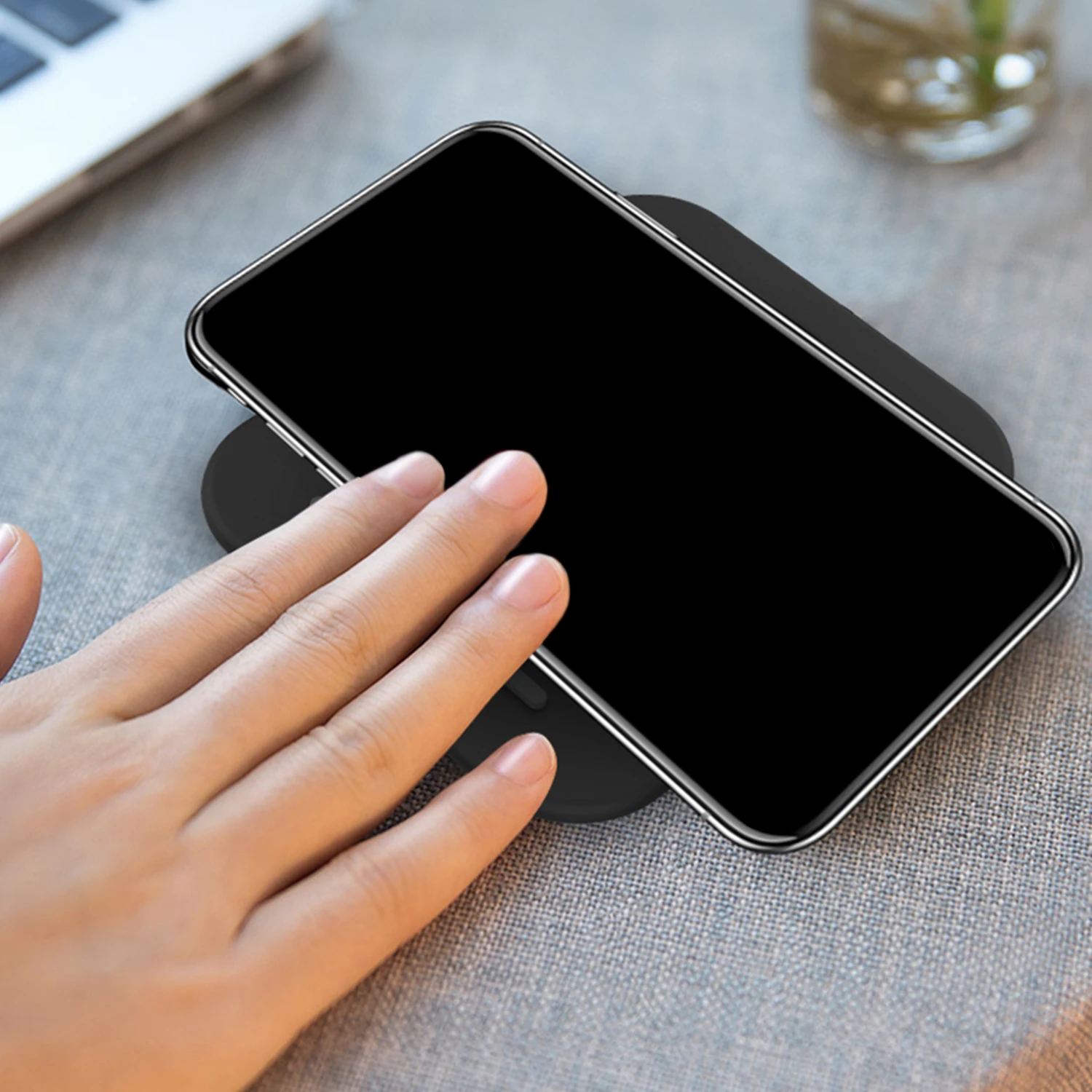 Besegad 10 Вт складное Беспроводное зарядное устройство QI Быстрая зарядка Pad для Apple