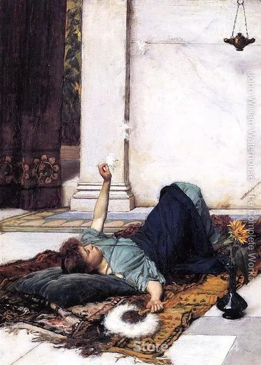 

artwork for home Donce Far Niente John William Waterhouse paintings Hand painted High quality