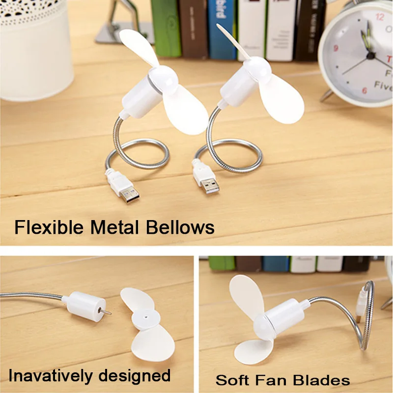 Мини USB портативный охлаждающий вентилятор гаджеты гибкий для ноутбука ПК
