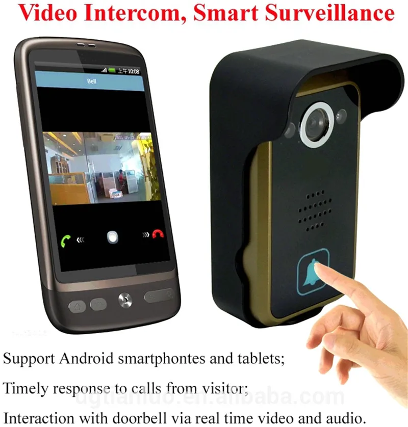 Newest WiFi DoorBell Wireless Smart IR Night