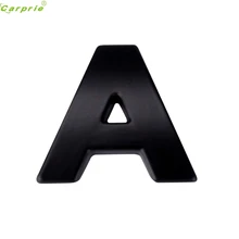 Auto 1pc 3D A TO M car stickers Metallic Chrome Emblem Badge car styling 3D Sticker car-covers personality car accessories Jul15