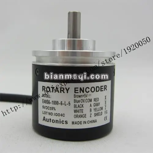 

Hot E40S6-1000-6-L-5 Alto Knicks encoder / 1000 lines / shaft diameter 6mm Quality Assurance