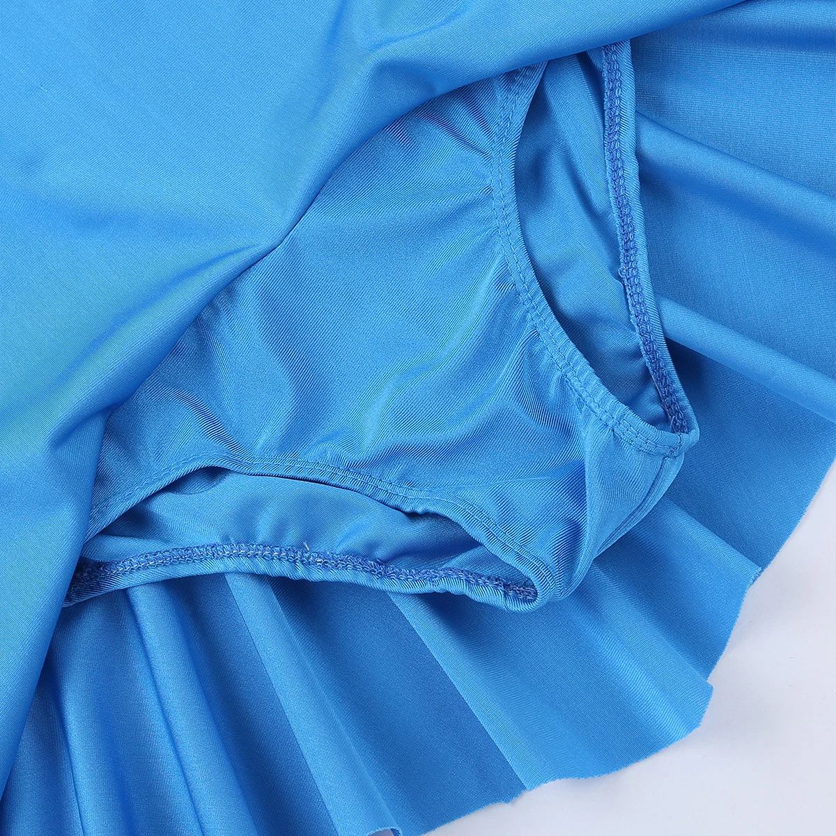 Teen Girls ballroom dance competition dresses Tulle Splice Cutouts Back Skating Modern Dance Dress for Kids stage dance costumes