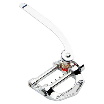 

Guitar Vibrato Tailpiece Tremolo Flat Top Body Tremolo Unit Vibrato Bridge for Tele, SG, LP, ETC Electric Guitars(Silv